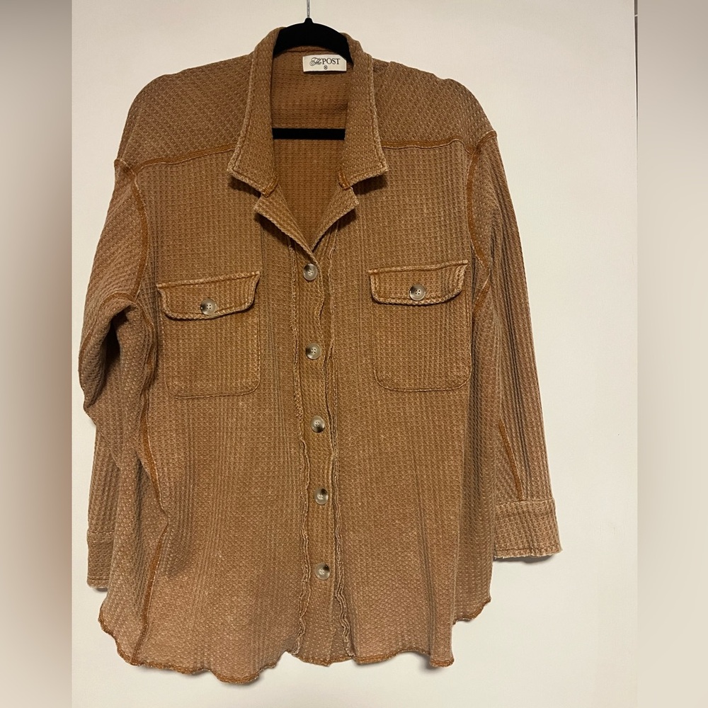 The Post tan shirt